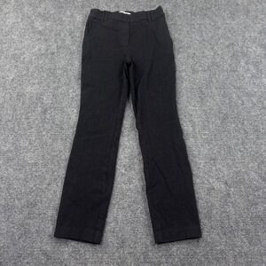 Jules & Leopold Pants Size 4 Black Grid Print Slim Leg Trousers Women